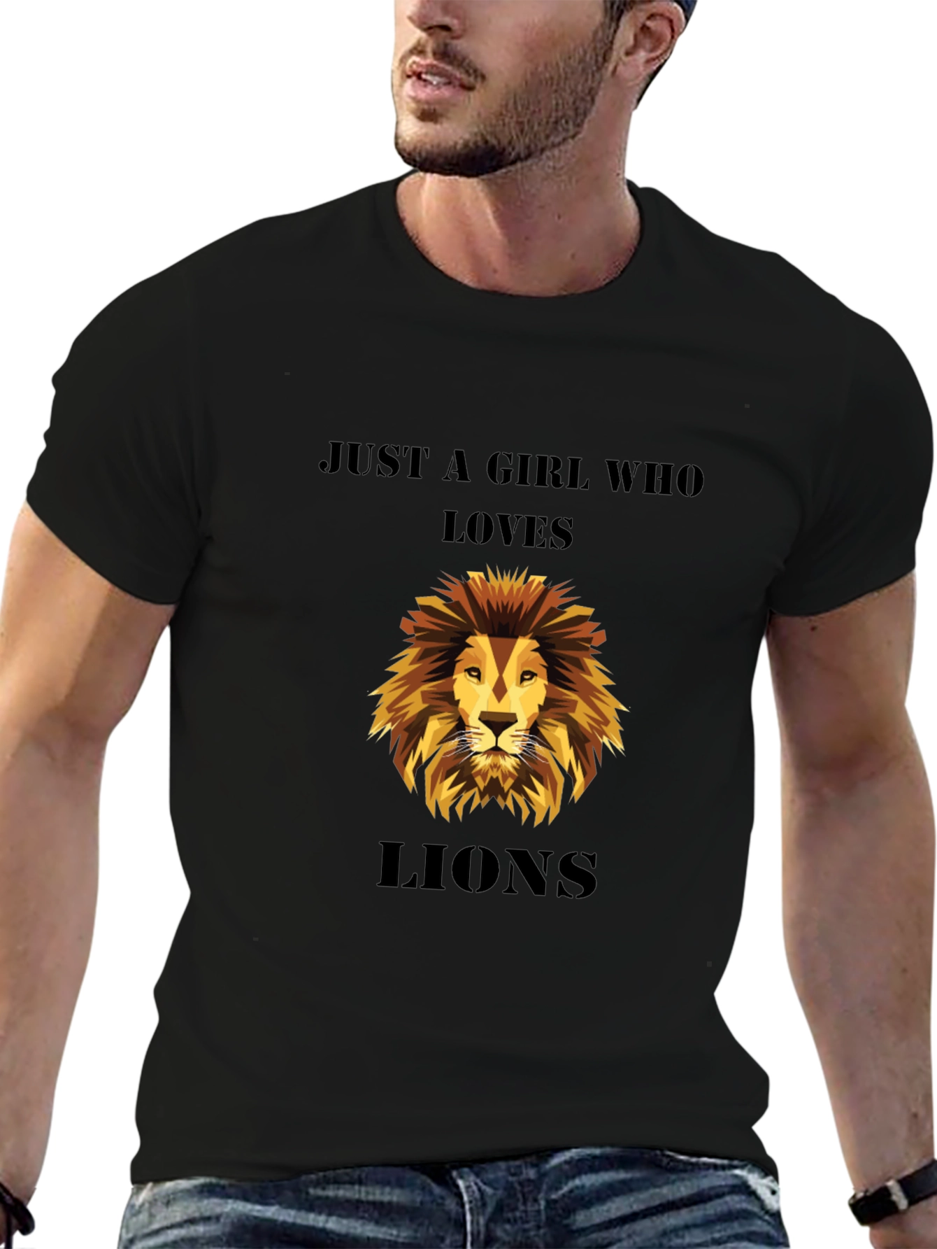 Just A Girl Who Loves Lions T-Shirt