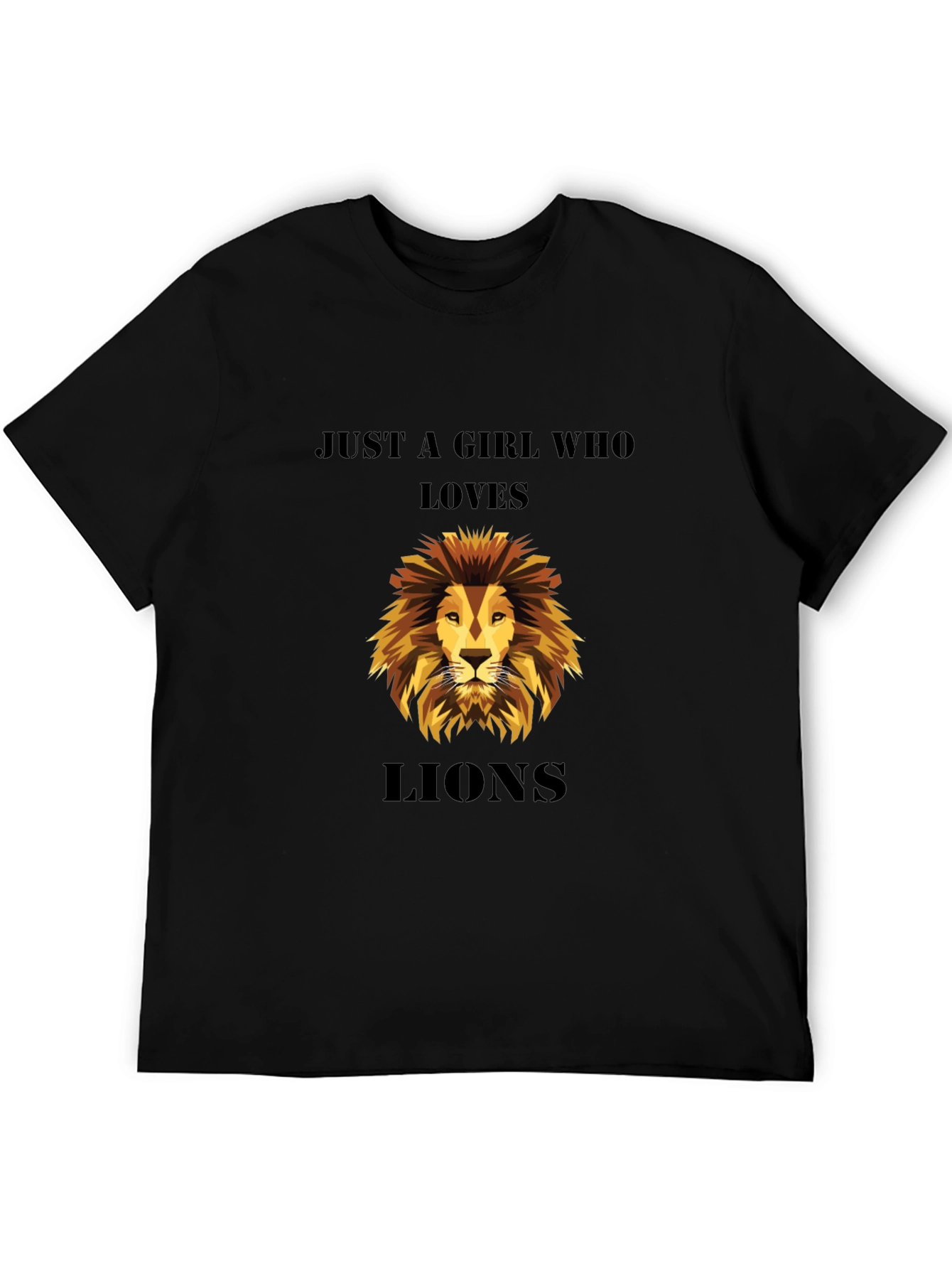 Just A Girl Who Loves Lions T-Shirt
