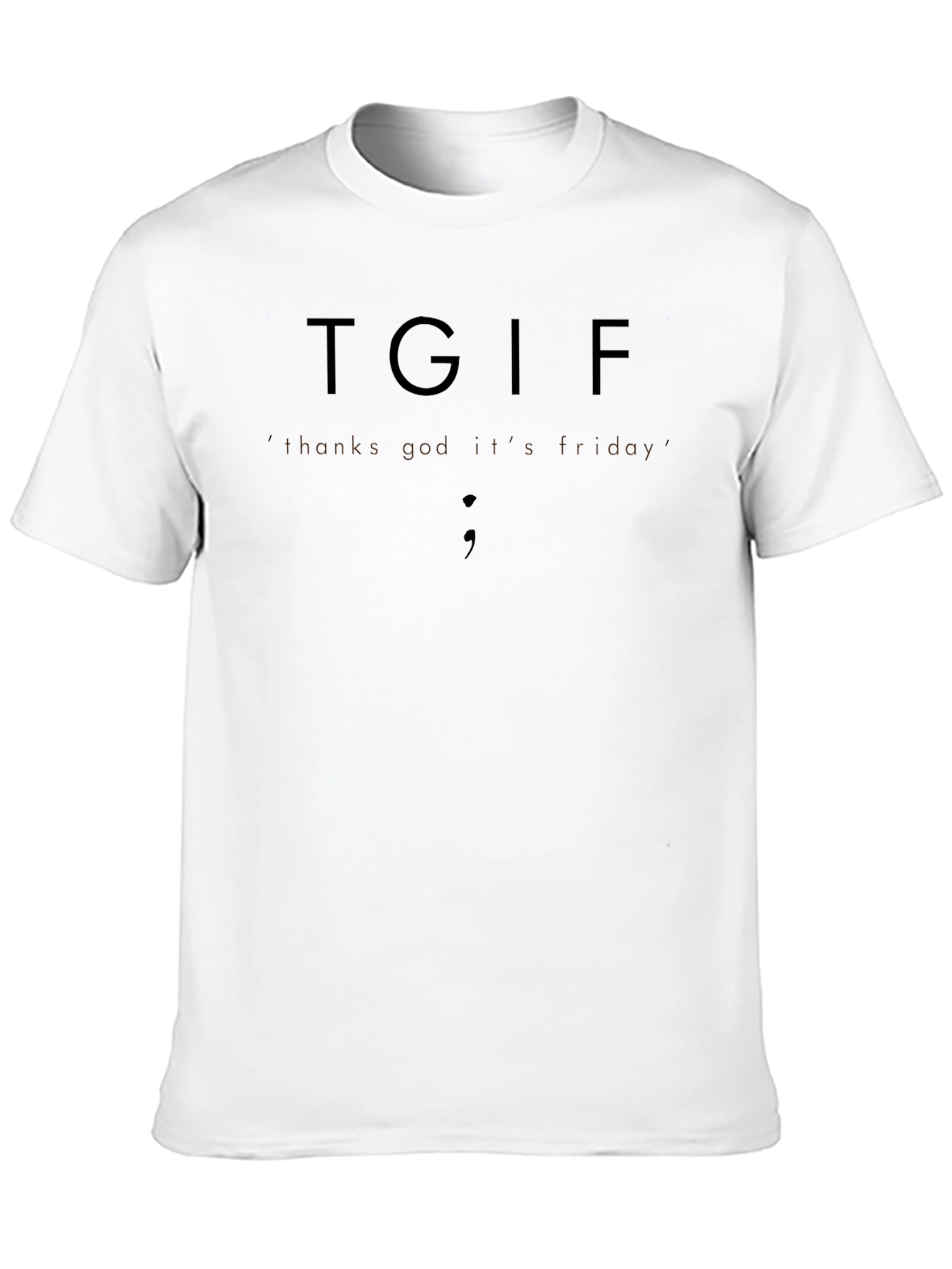 TGIF Black T-Shirt - Mens Friday Wear