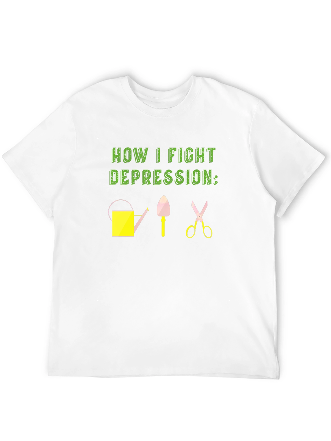 Gardening Therapy T-Shirt - Fight Depression