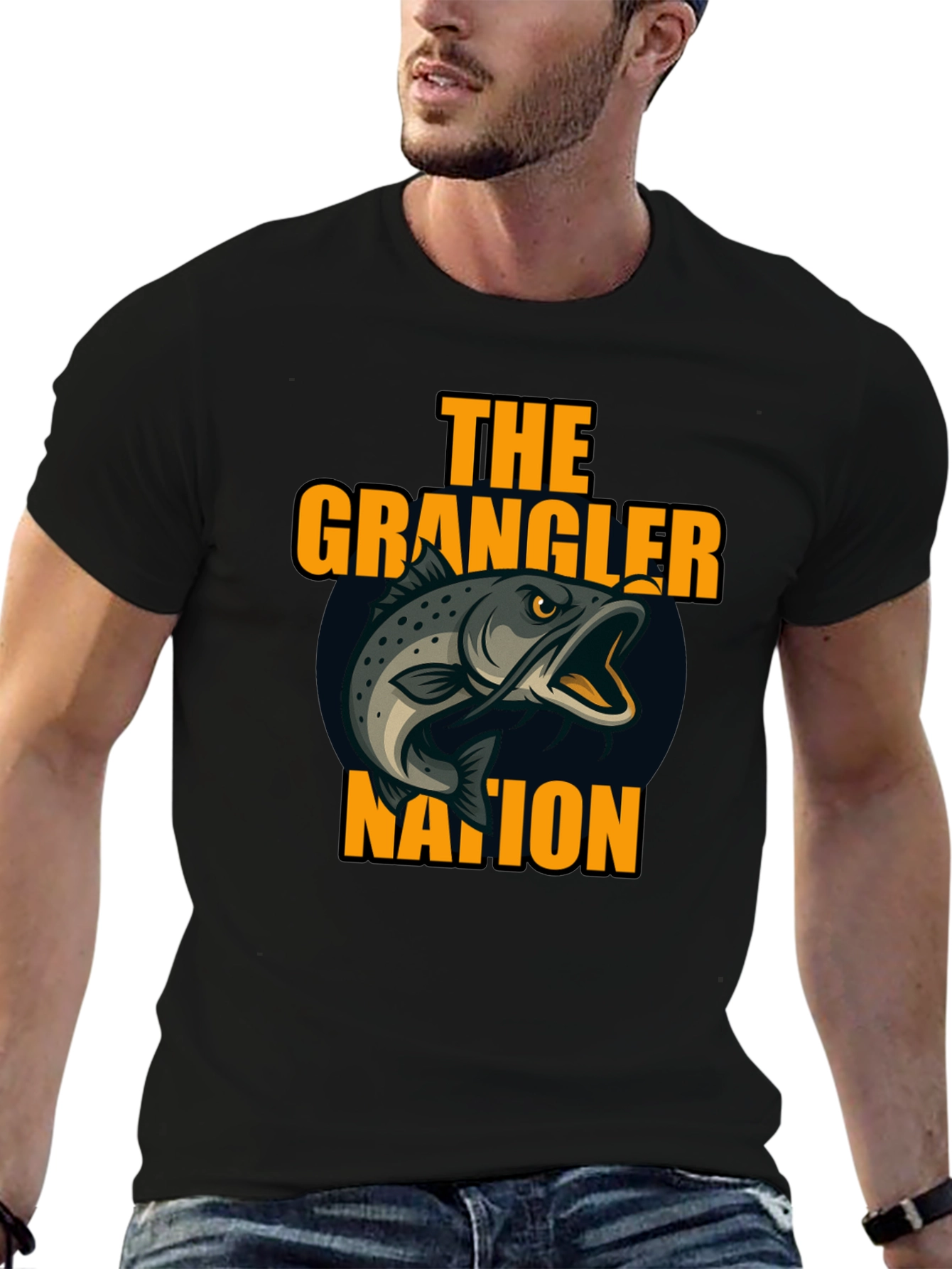 The Grangler Nation Fishing T-Shirt