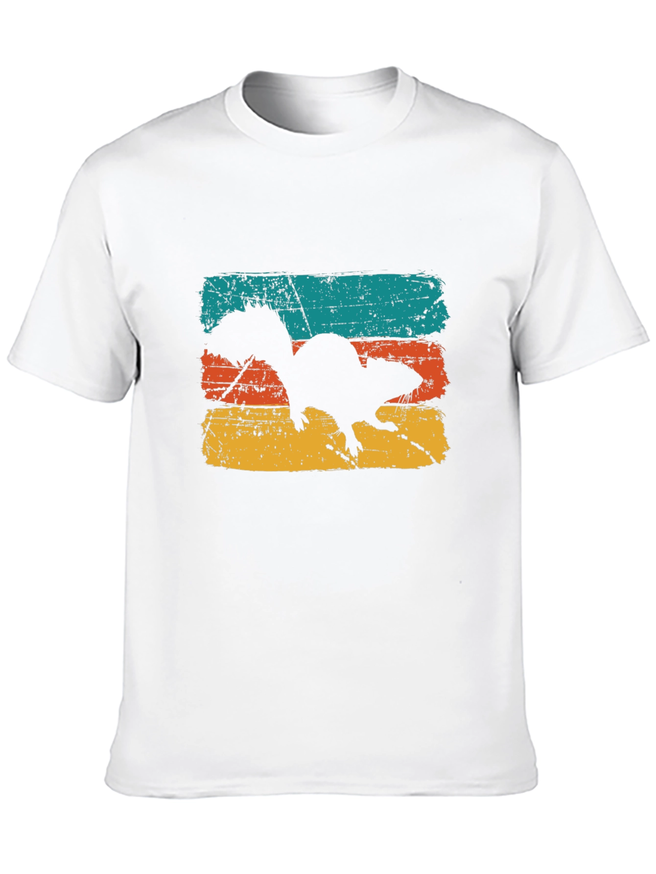 Retro Squirrel Graphic Tee - Mens Black T-Shirt
