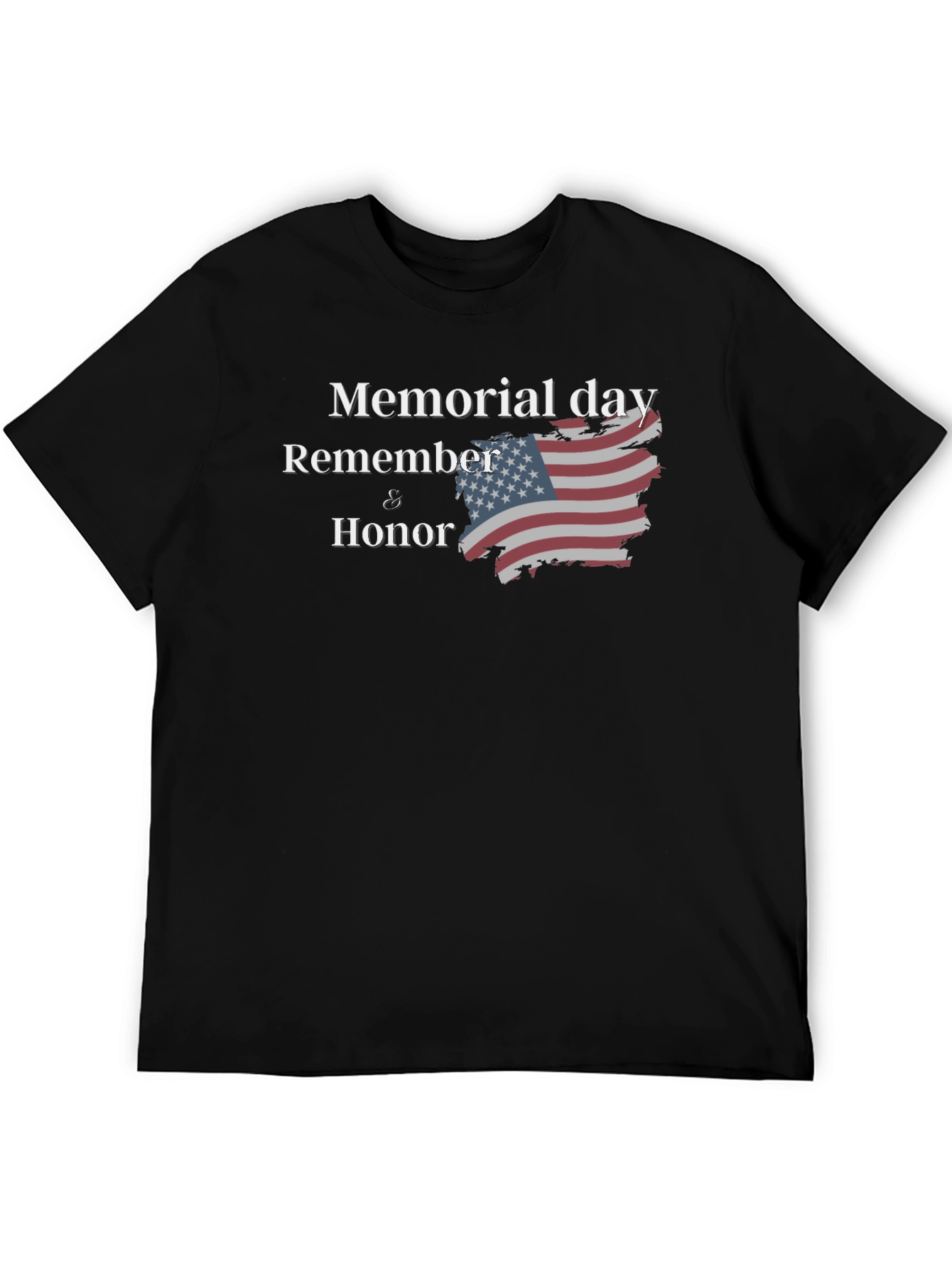 Memorial Day Remember & Honor Graphic T-Shirt