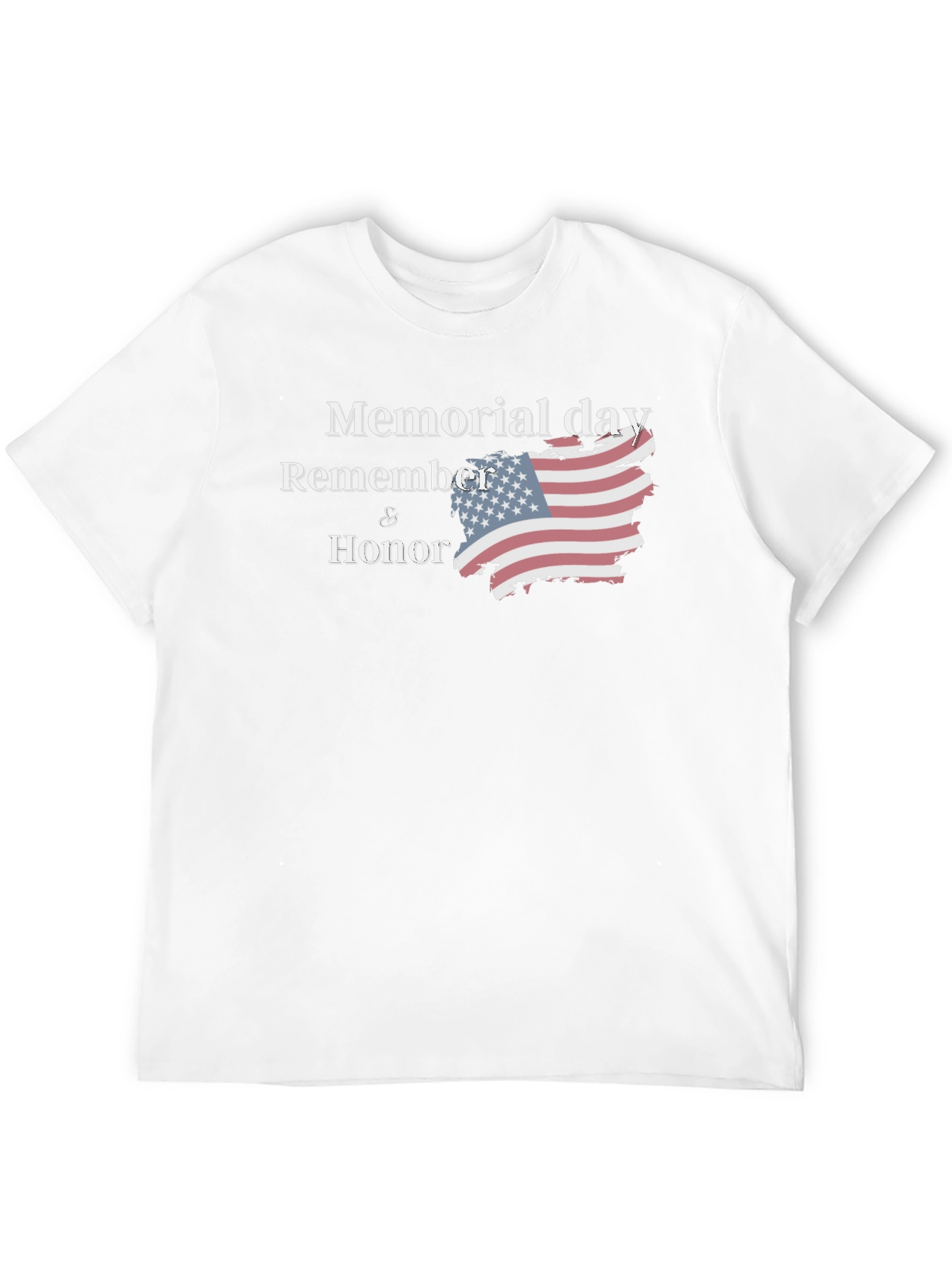 Memorial Day Remember & Honor Graphic T-Shirt