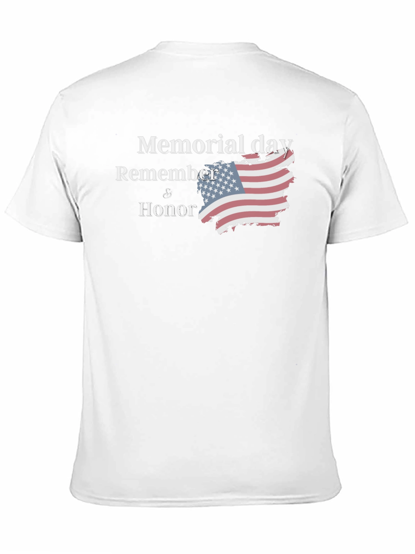 Memorial Day Remember & Honor Graphic T-Shirt