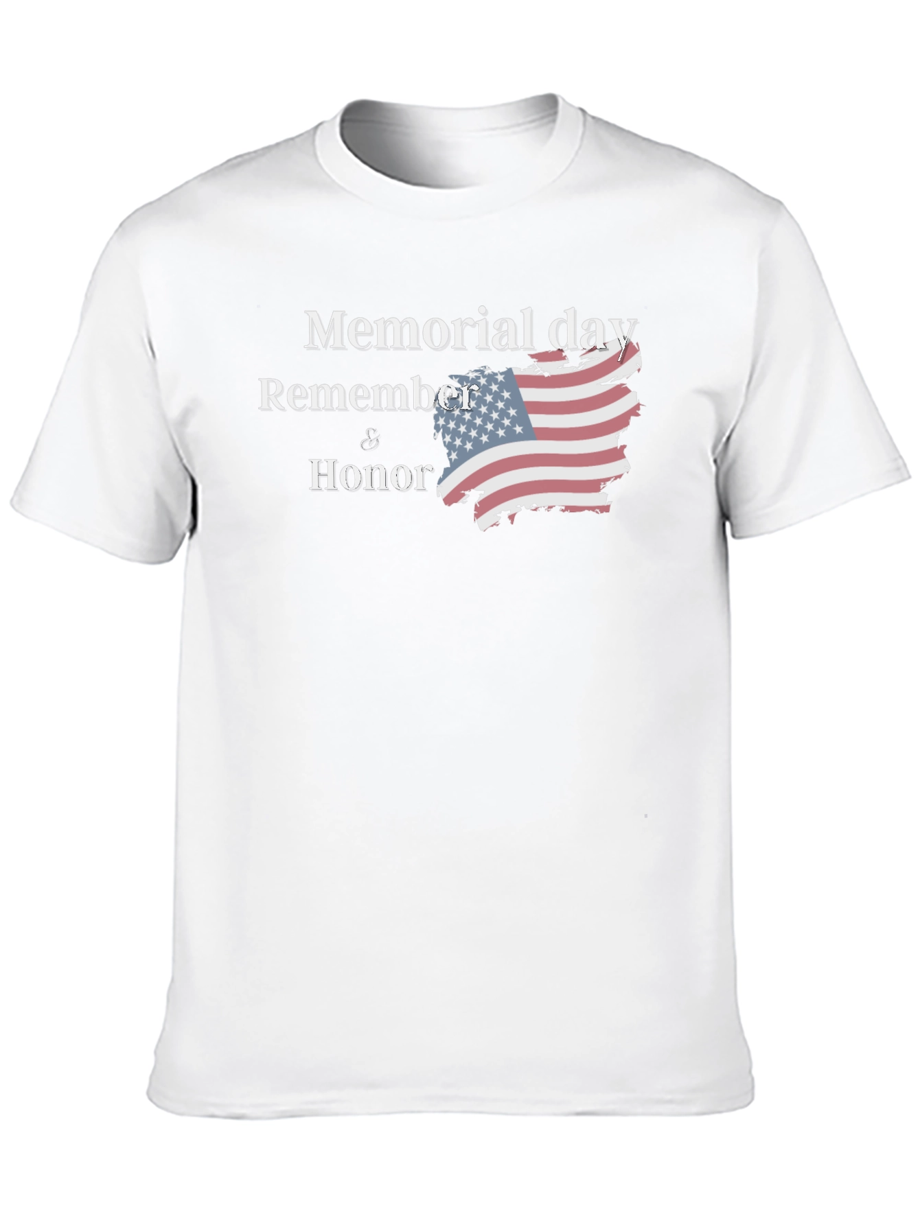 Memorial Day Remember & Honor Graphic T-Shirt