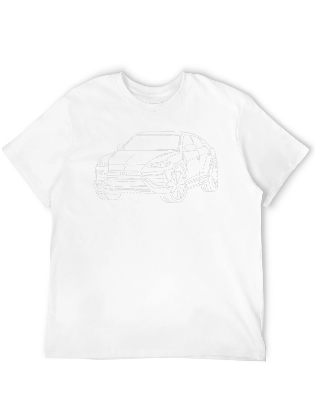 Lamborghini Urus Outline Graphic Tee - Black