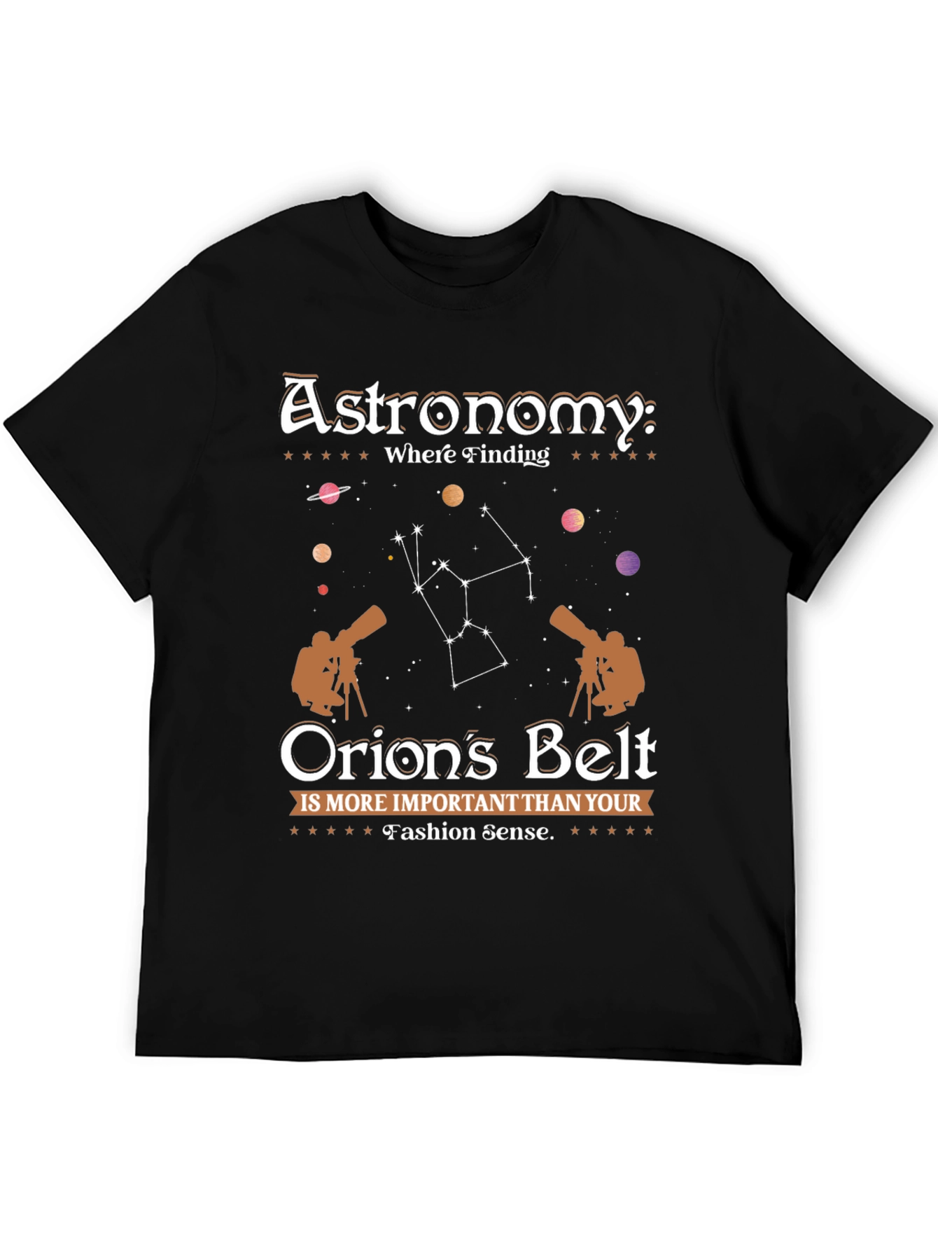 Astronomy Orions Belt Graphic Tee