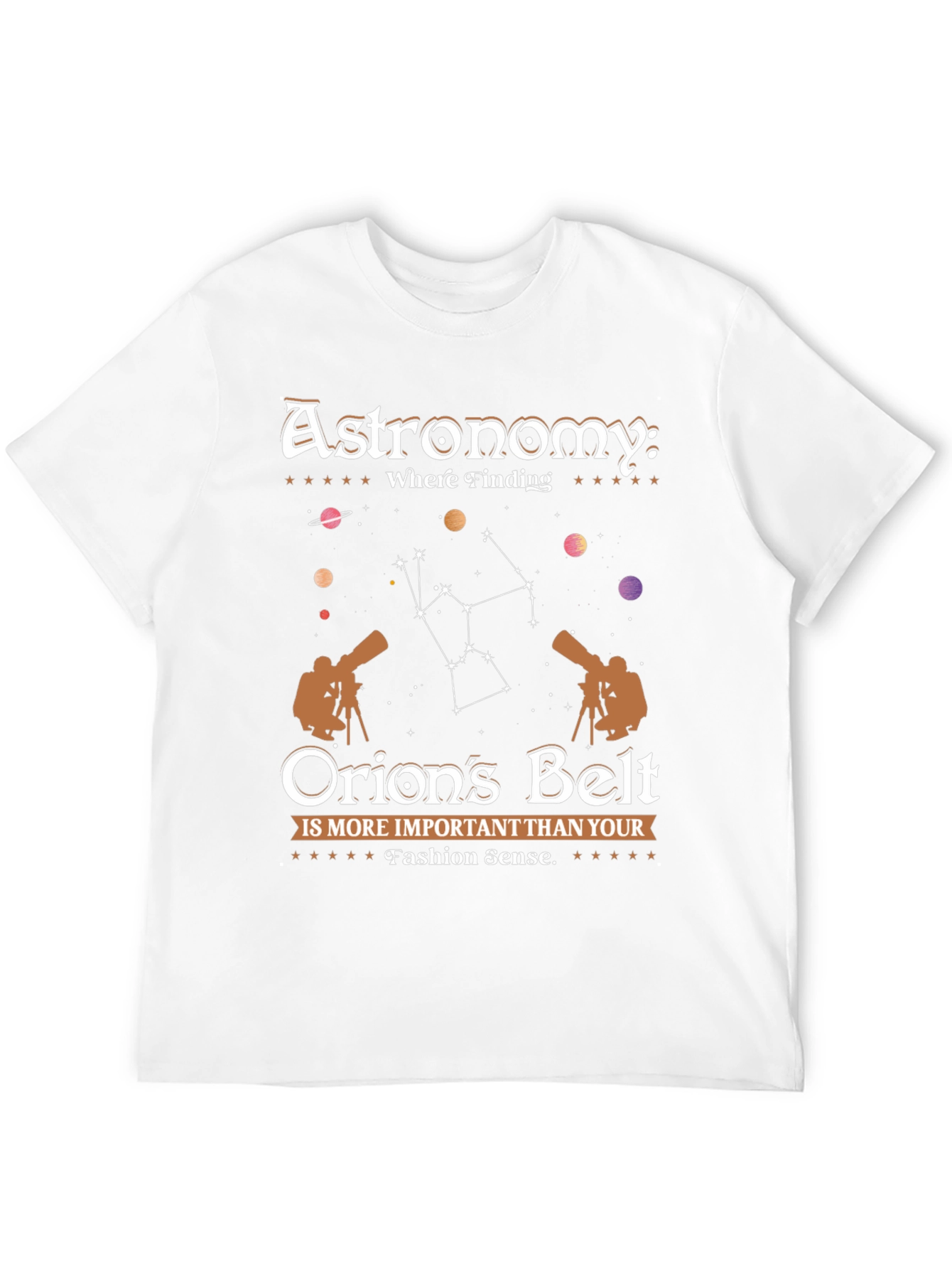 Astronomy Orions Belt Graphic Tee