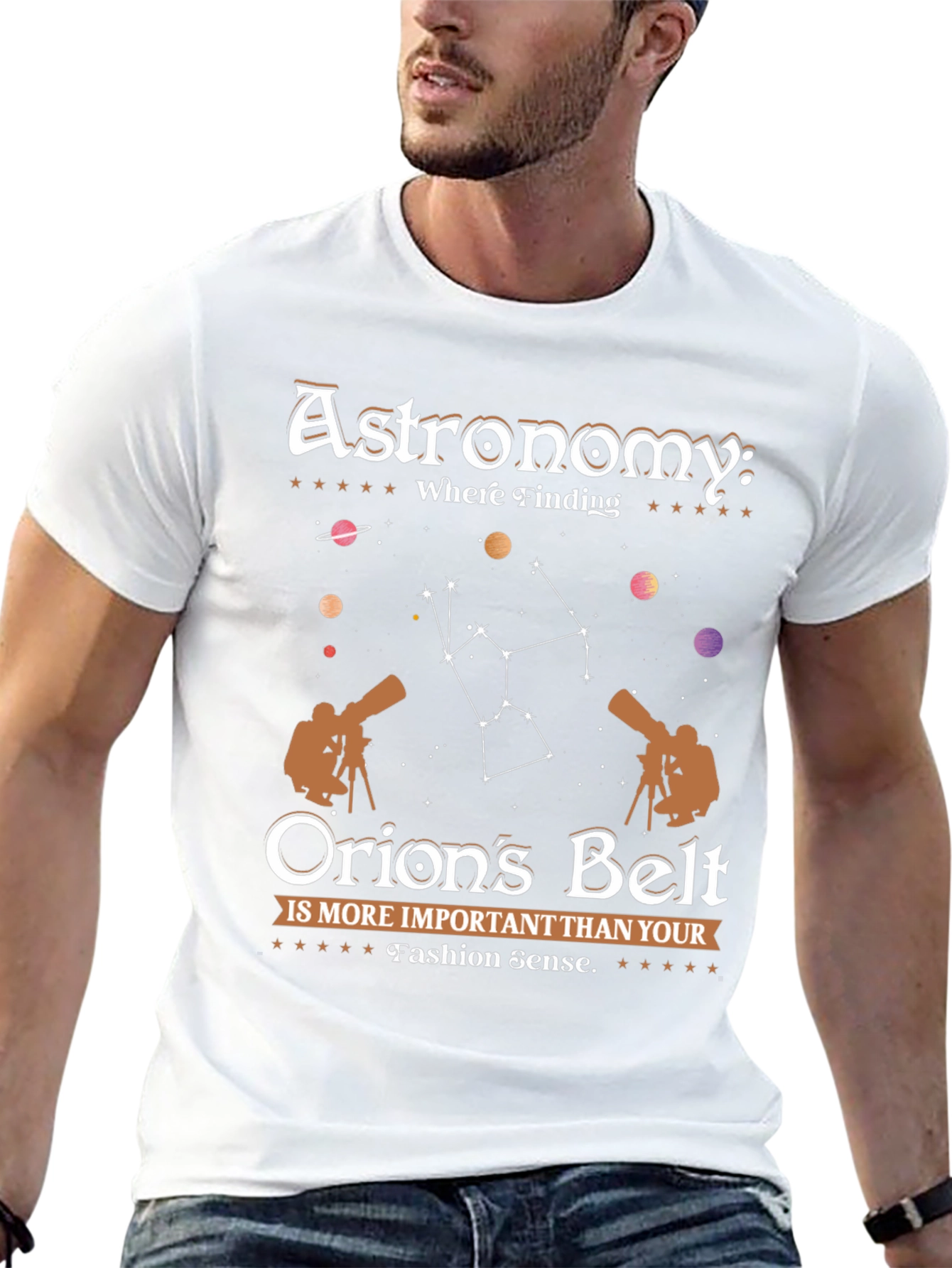 Astronomy Orions Belt Graphic Tee