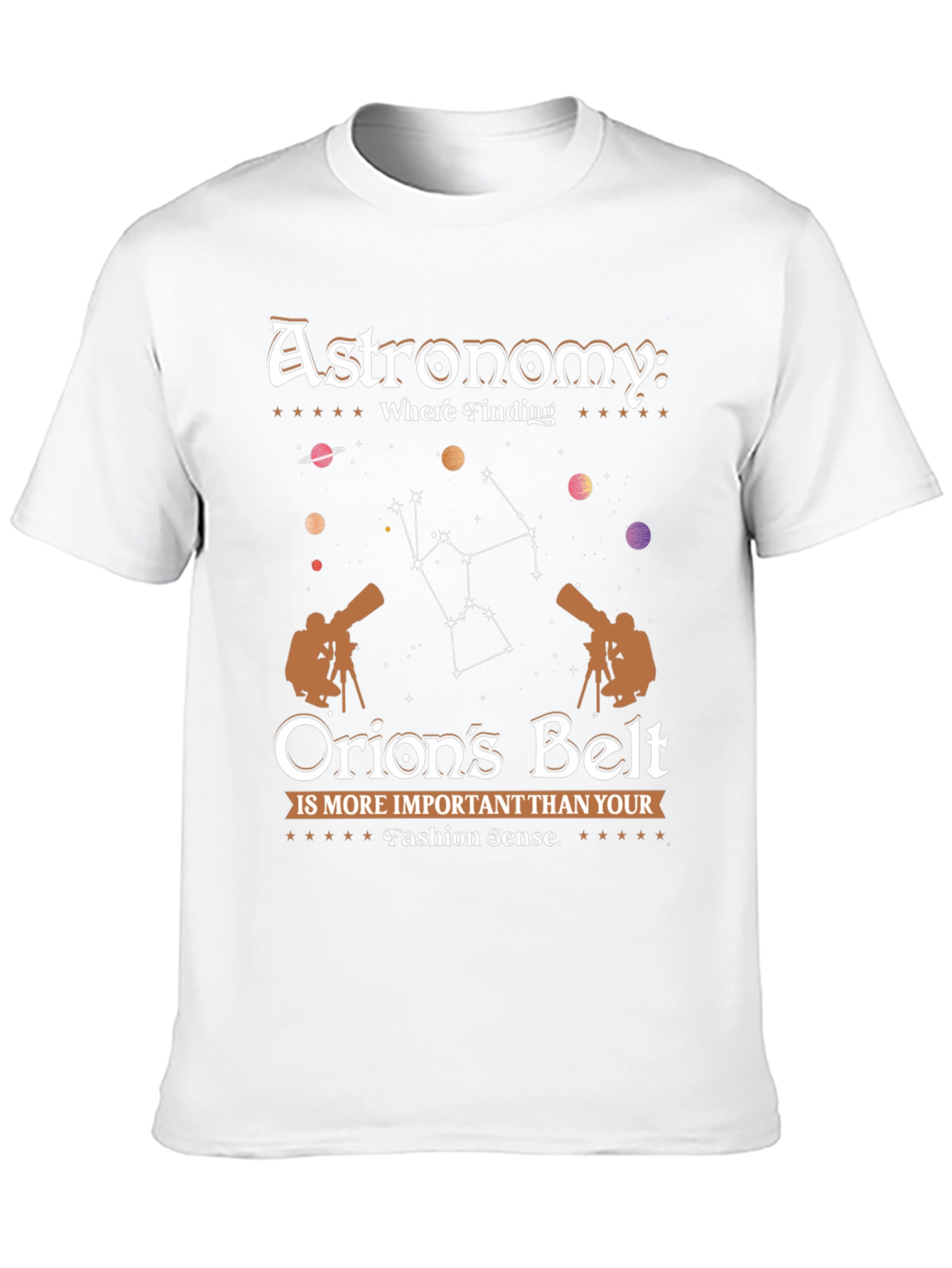 Astronomy Orions Belt Graphic Tee