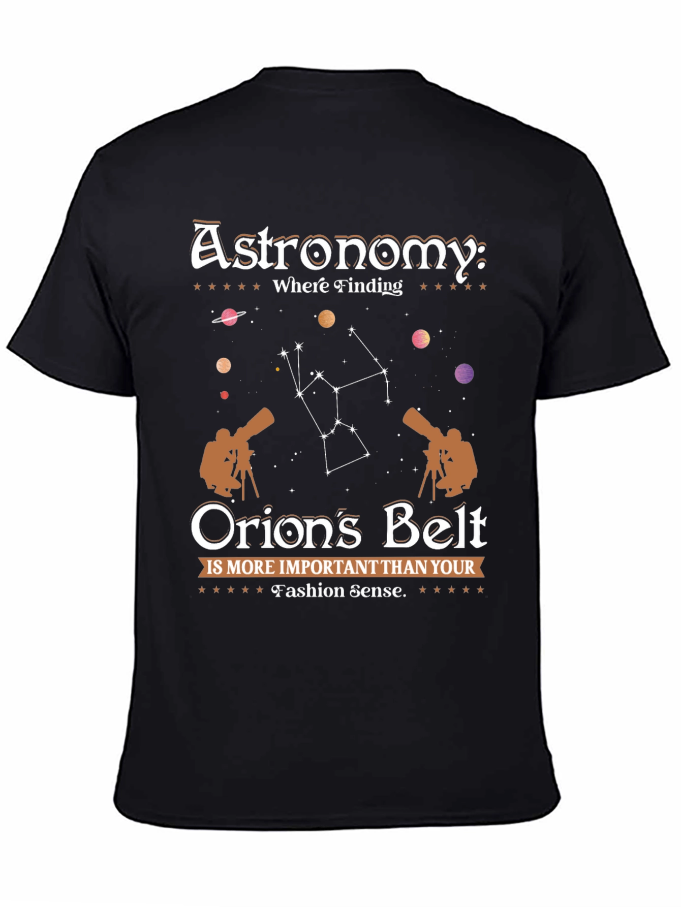 Astronomy Orions Belt Graphic Tee
