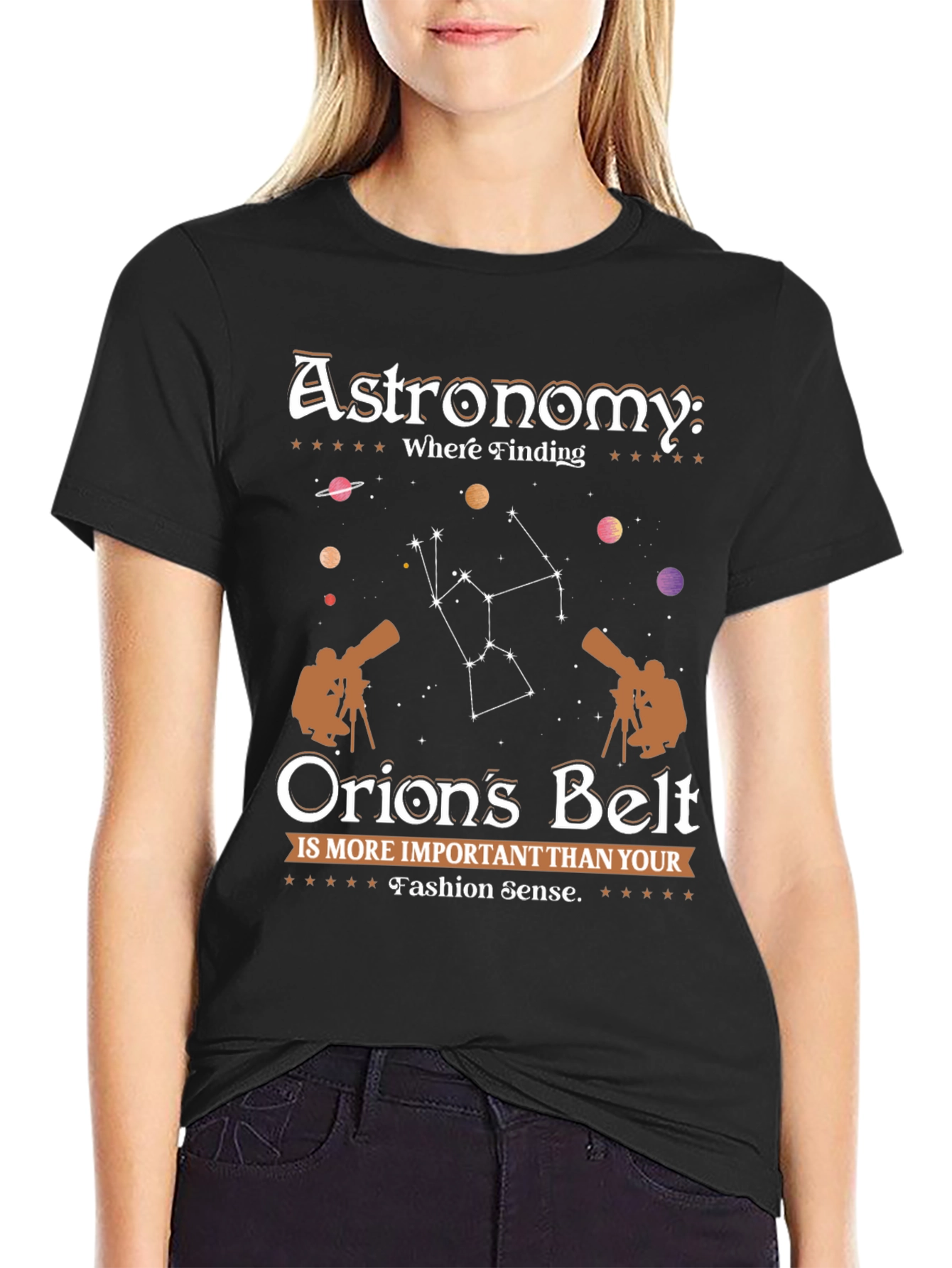 Astronomy Orions Belt Graphic Tee