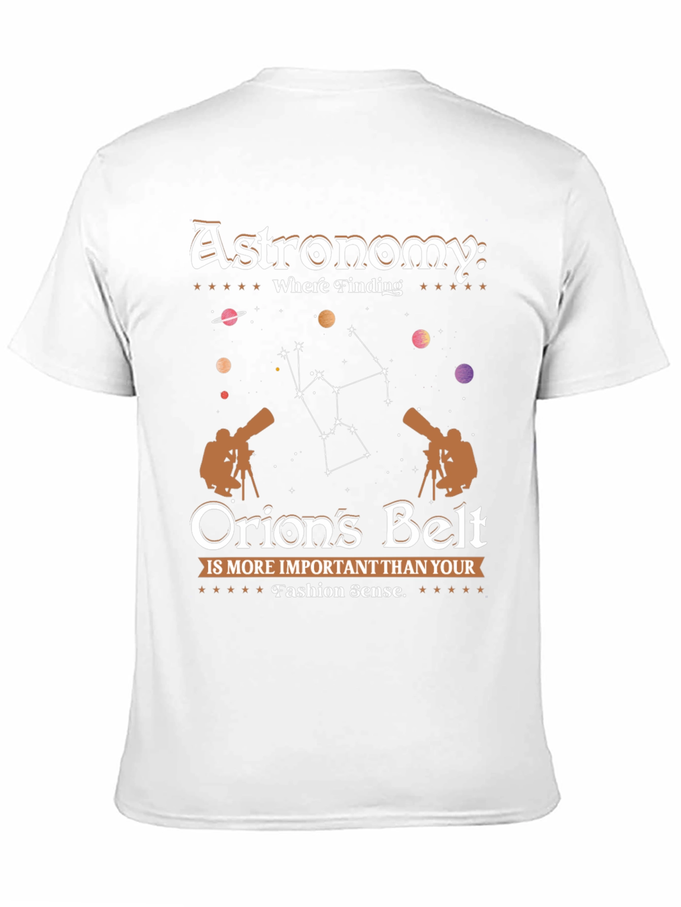 Astronomy Orions Belt Graphic Tee