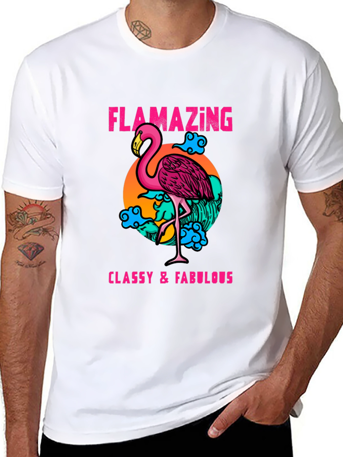 Flamazing T-Shirt: Classy & Fabulous Flamingo Tee