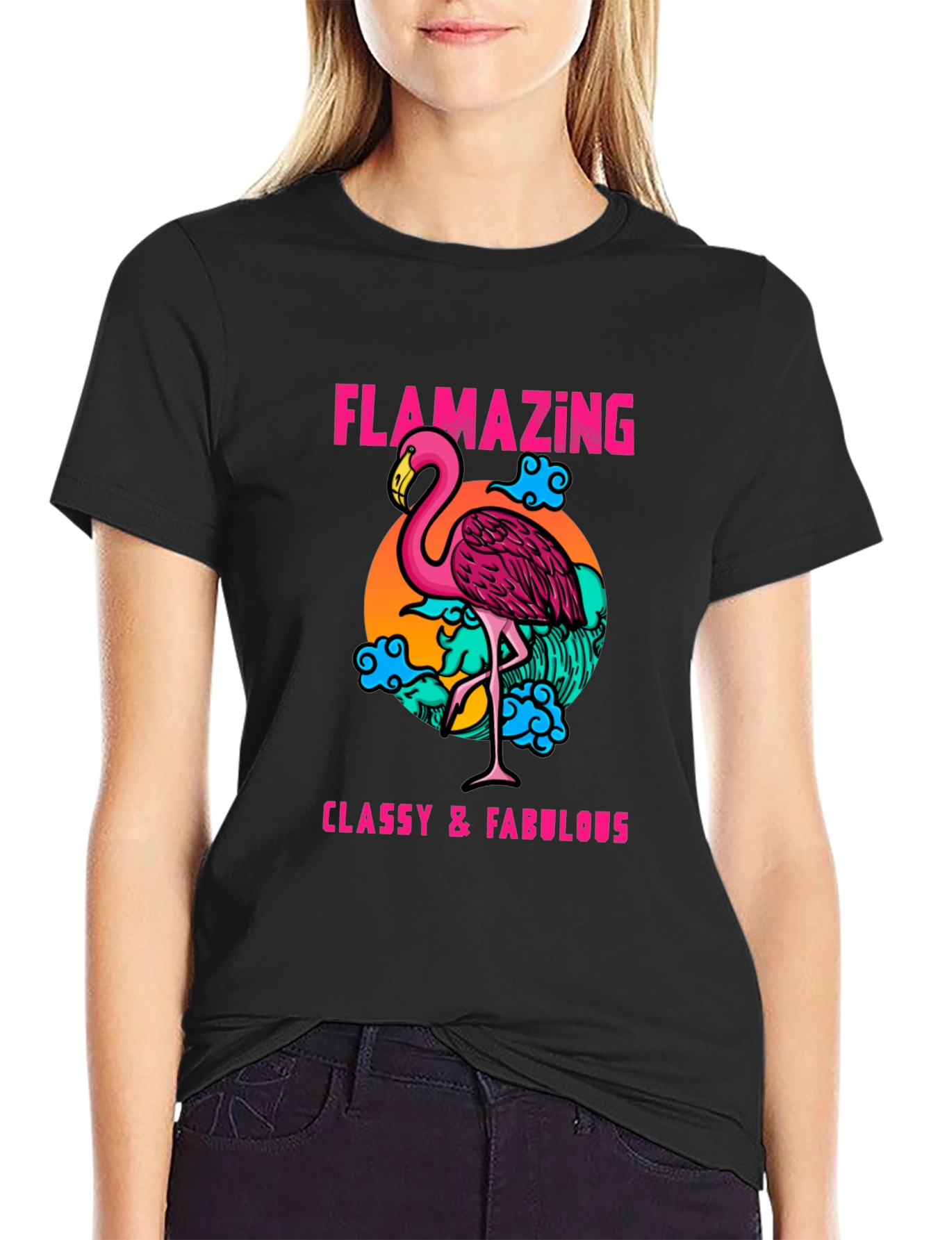 Flamazing T-Shirt: Classy & Fabulous Flamingo Tee