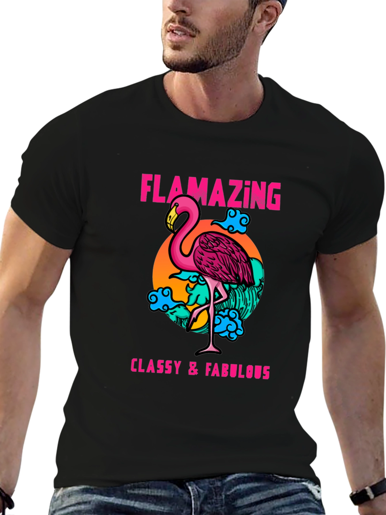 Flamazing T-Shirt: Classy & Fabulous Flamingo Tee