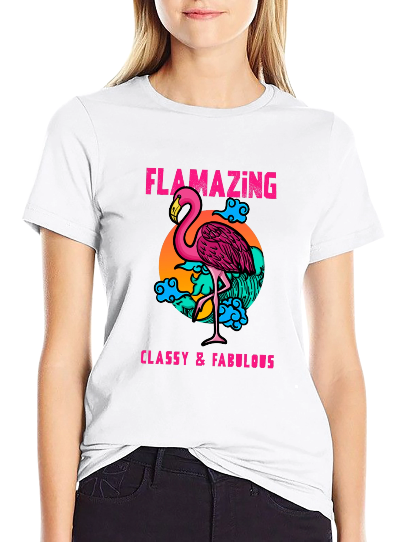 Flamazing T-Shirt: Classy & Fabulous Flamingo Tee