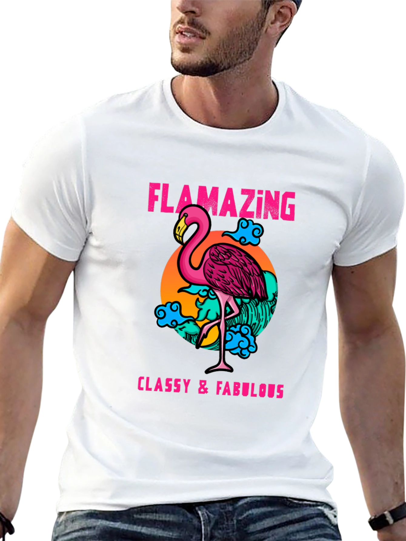 Flamazing T-Shirt: Classy & Fabulous Flamingo Tee