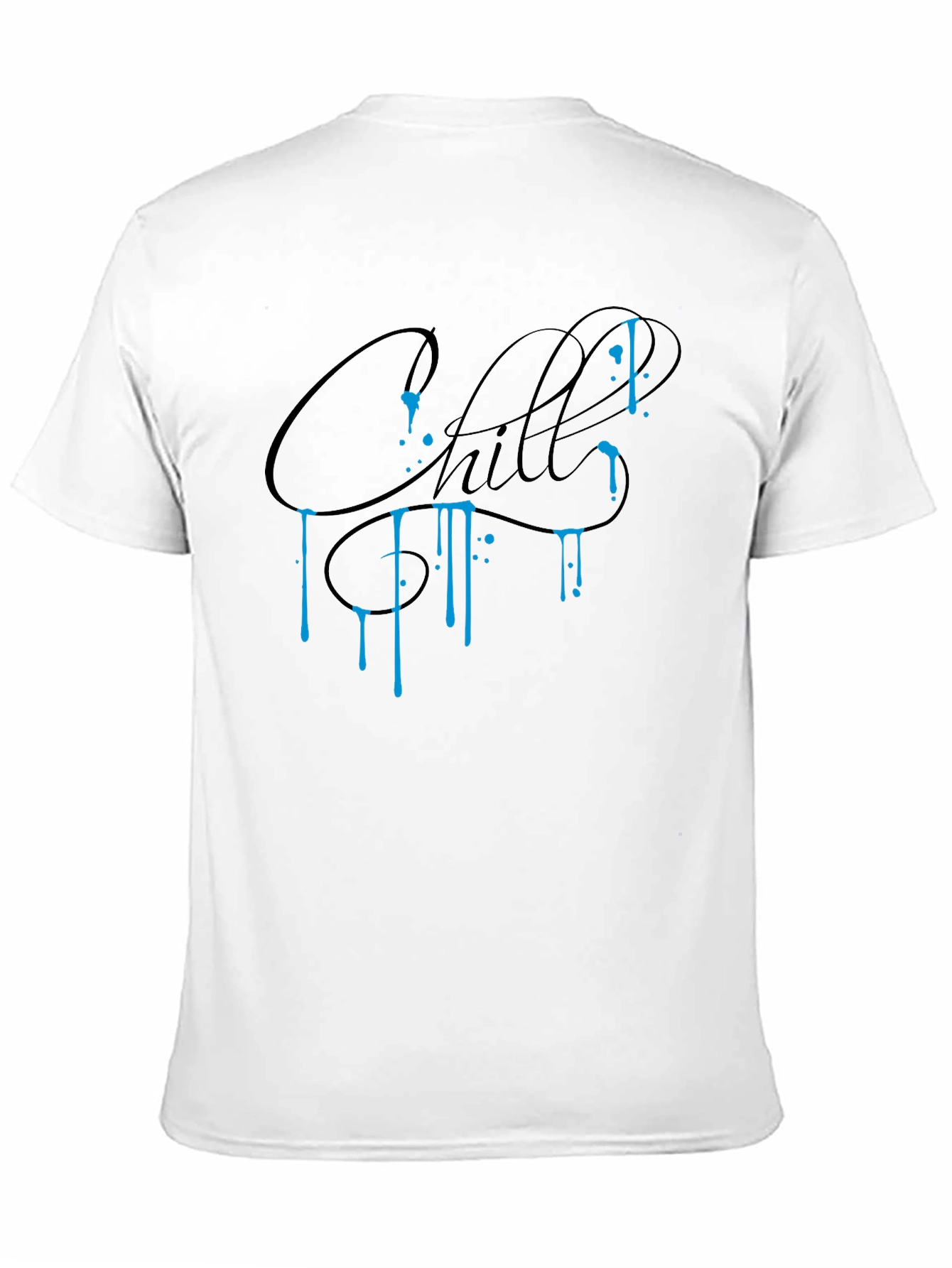 Chill Graphic Tee - Black Casual Comfort