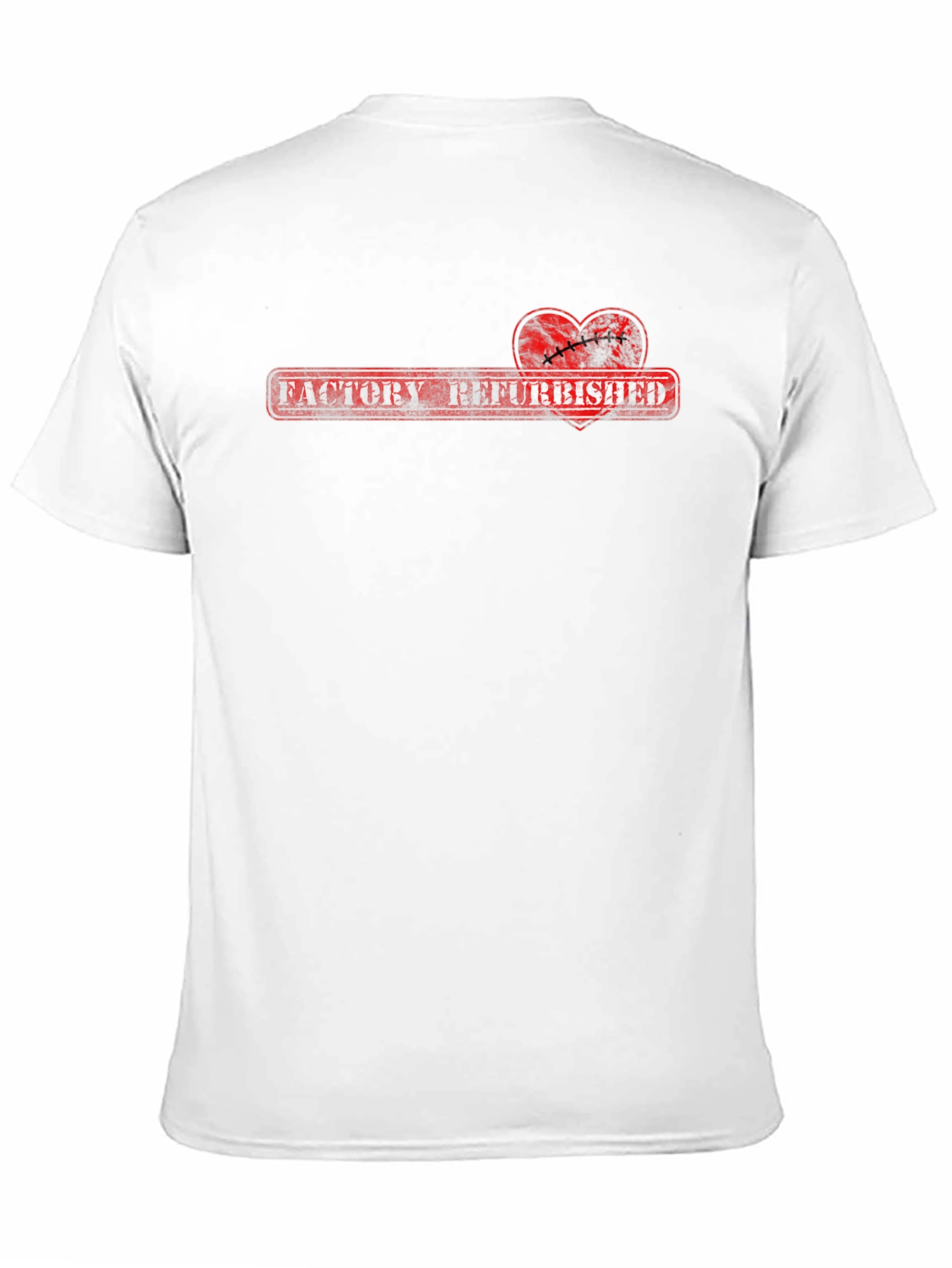 Factory Refurbished Heart Graphic T-Shirt