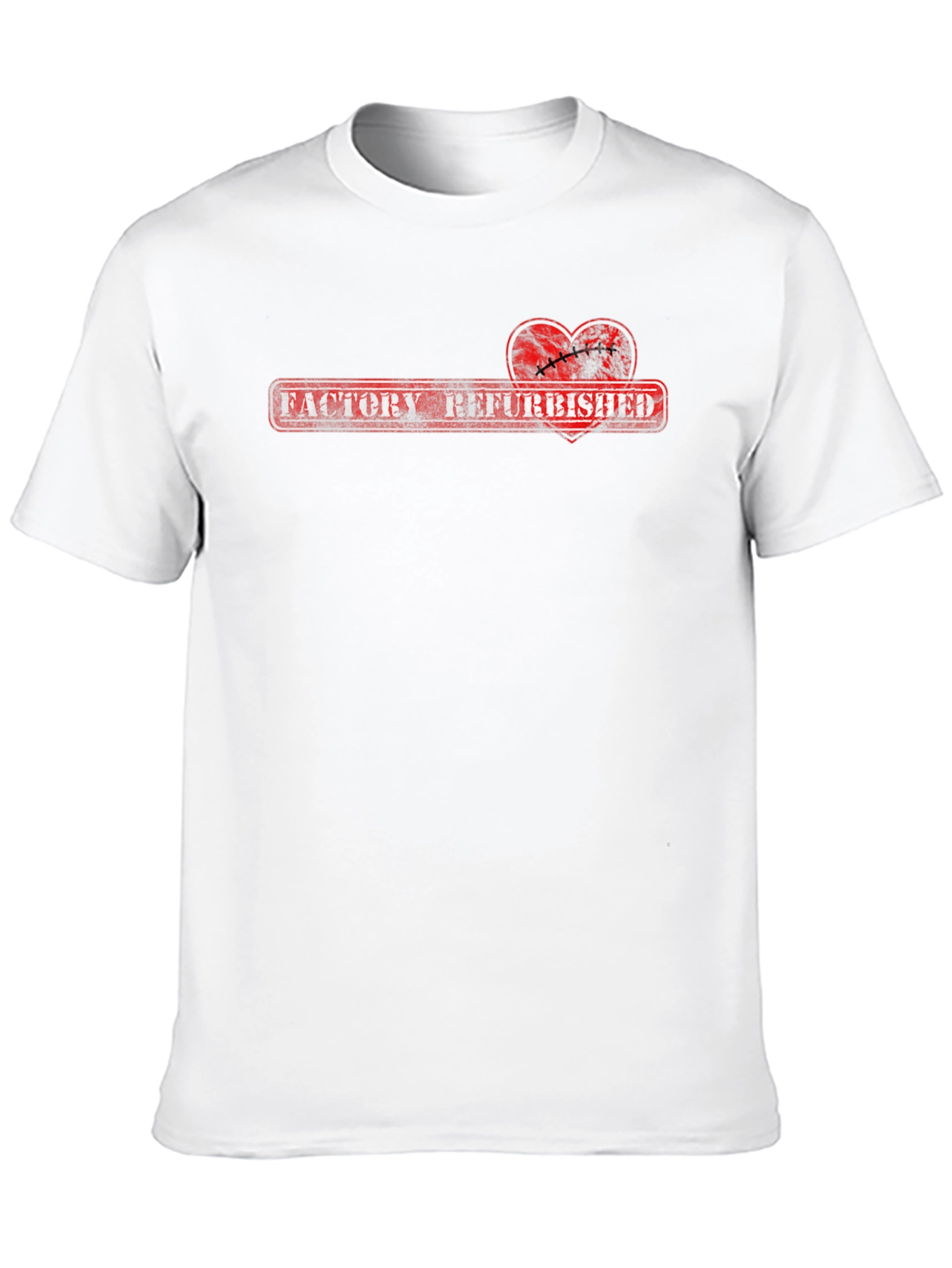 Factory Refurbished Heart Graphic T-Shirt