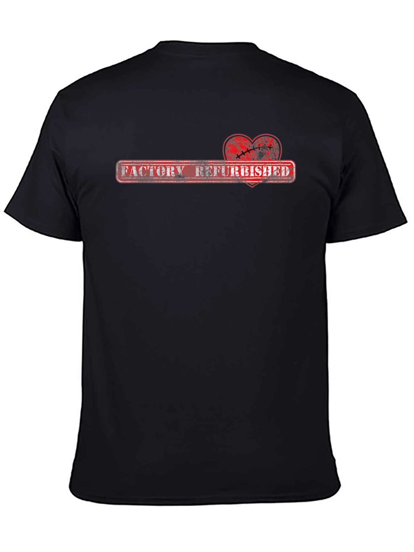 Factory Refurbished Heart Graphic T-Shirt