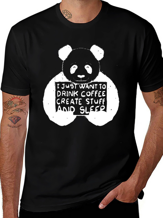 Panda Coffee Lover T-Shirt