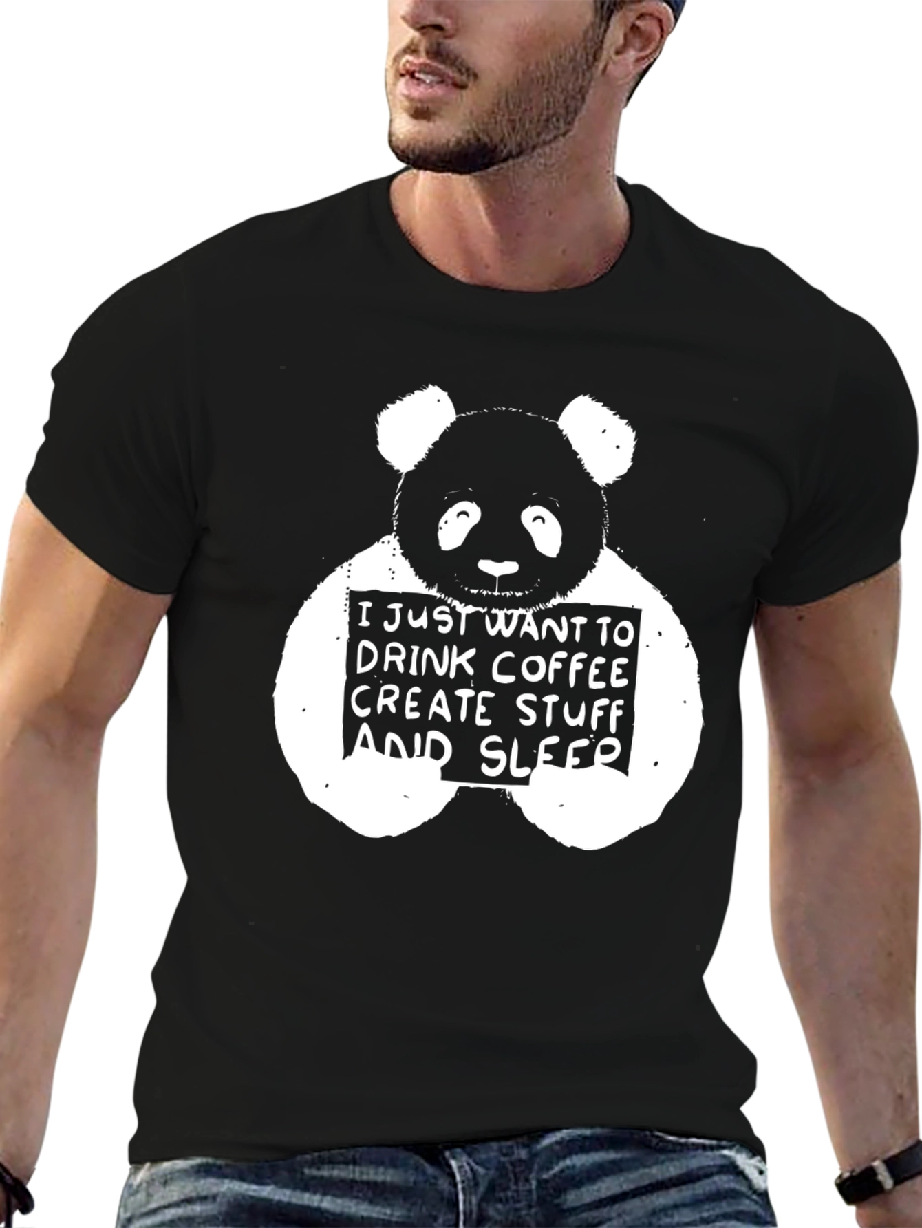 Panda Coffee Lover T-Shirt