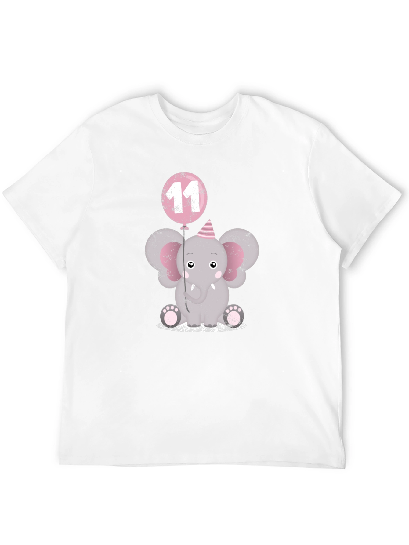 Cute Elephant 11th Birthday T-Shirt