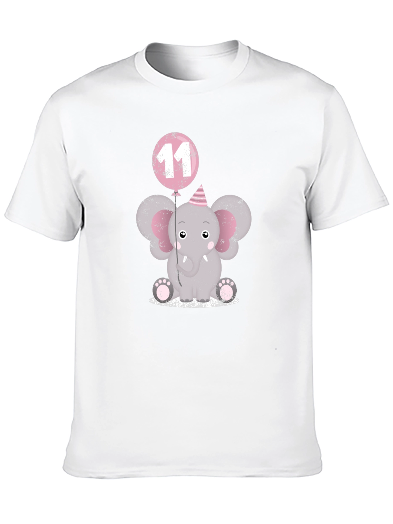 Cute Elephant 11th Birthday T-Shirt