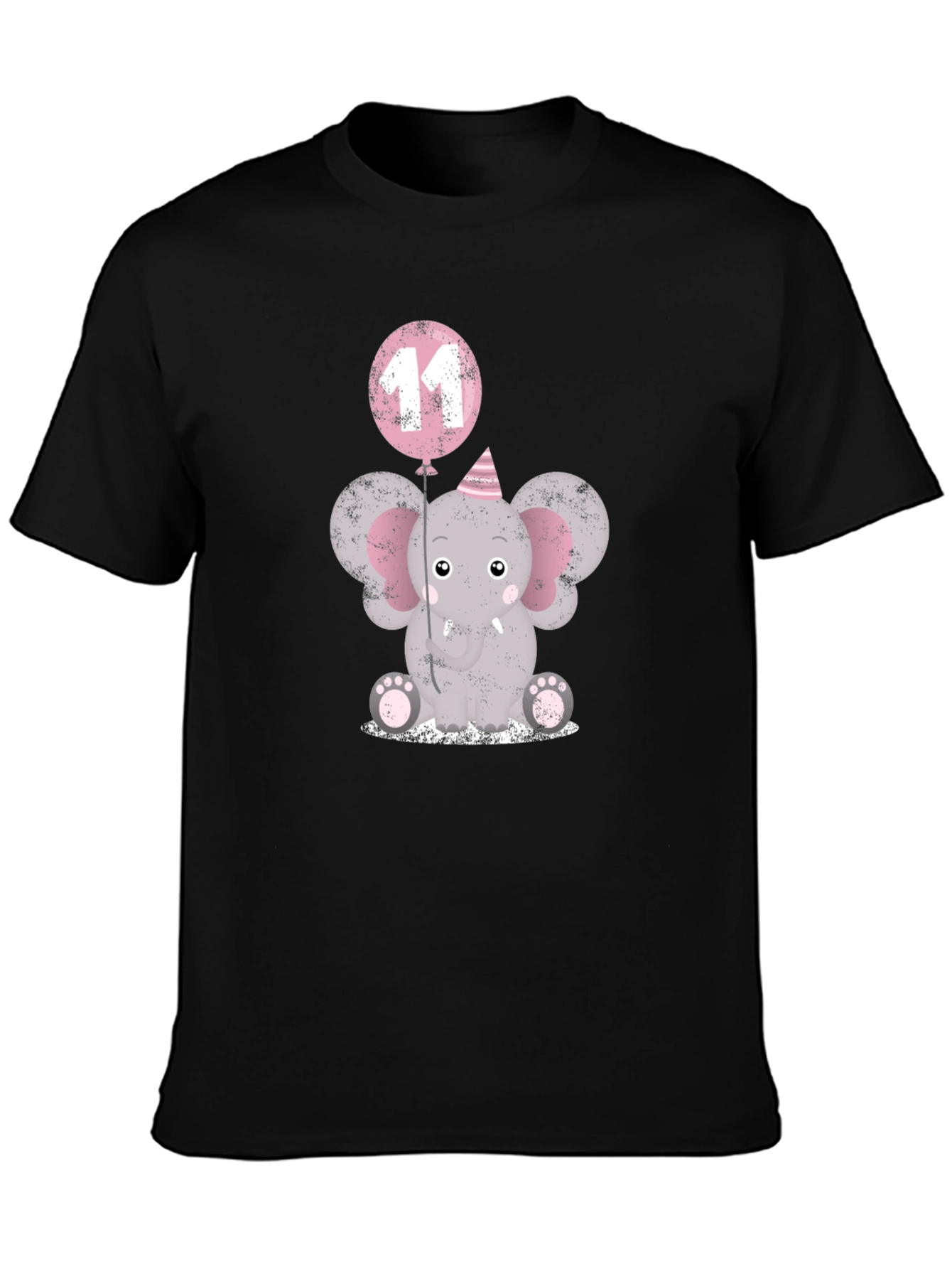 Cute Elephant 11th Birthday T-Shirt