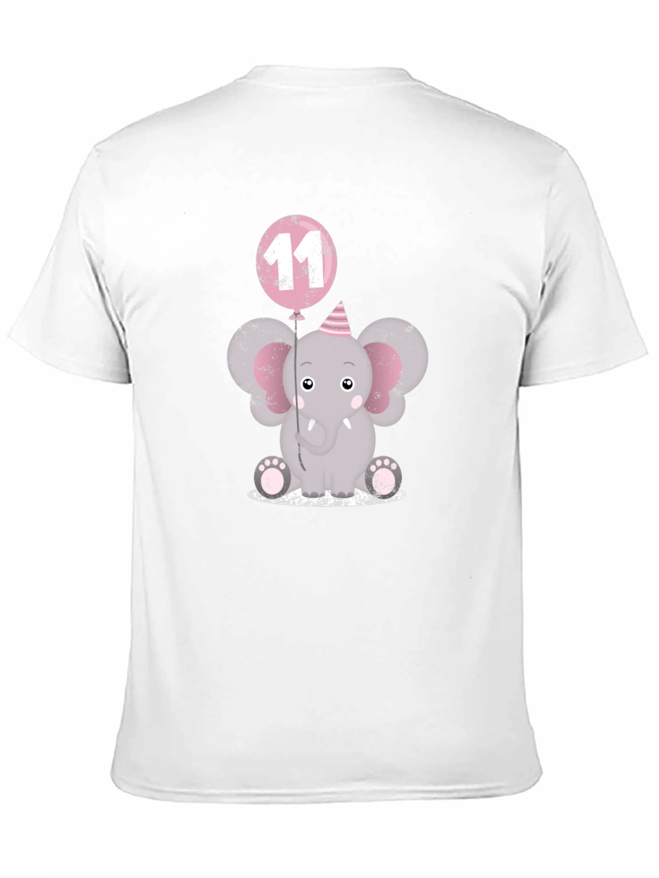 Cute Elephant 11th Birthday T-Shirt