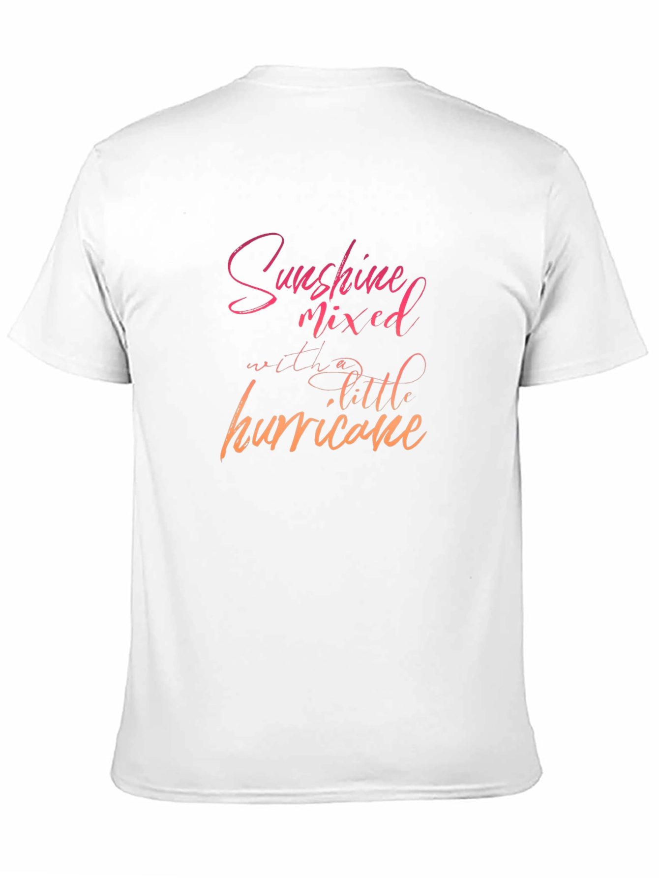 Sunshine Hurricane Graphic Tee - Black Cotton T-Shirt