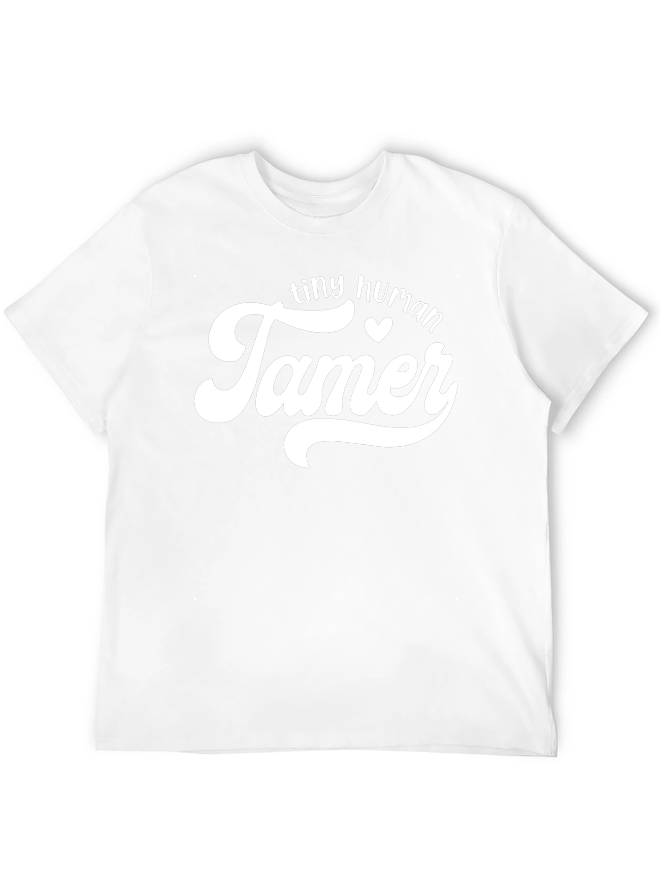 Tiny Human Tamer Graphic Tee - Black Cotton T-Shirt