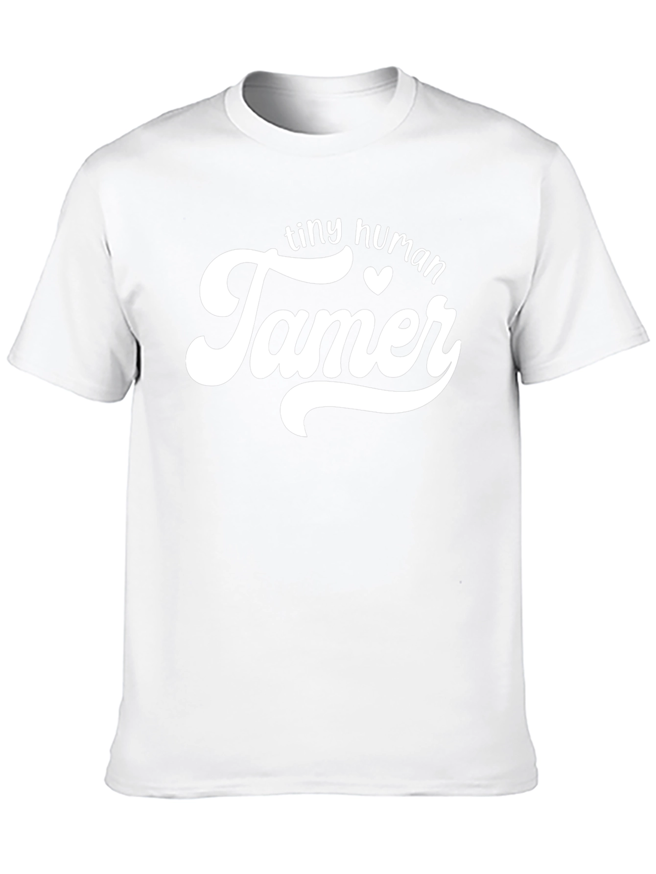 Tiny Human Tamer Graphic Tee - Black Cotton T-Shirt