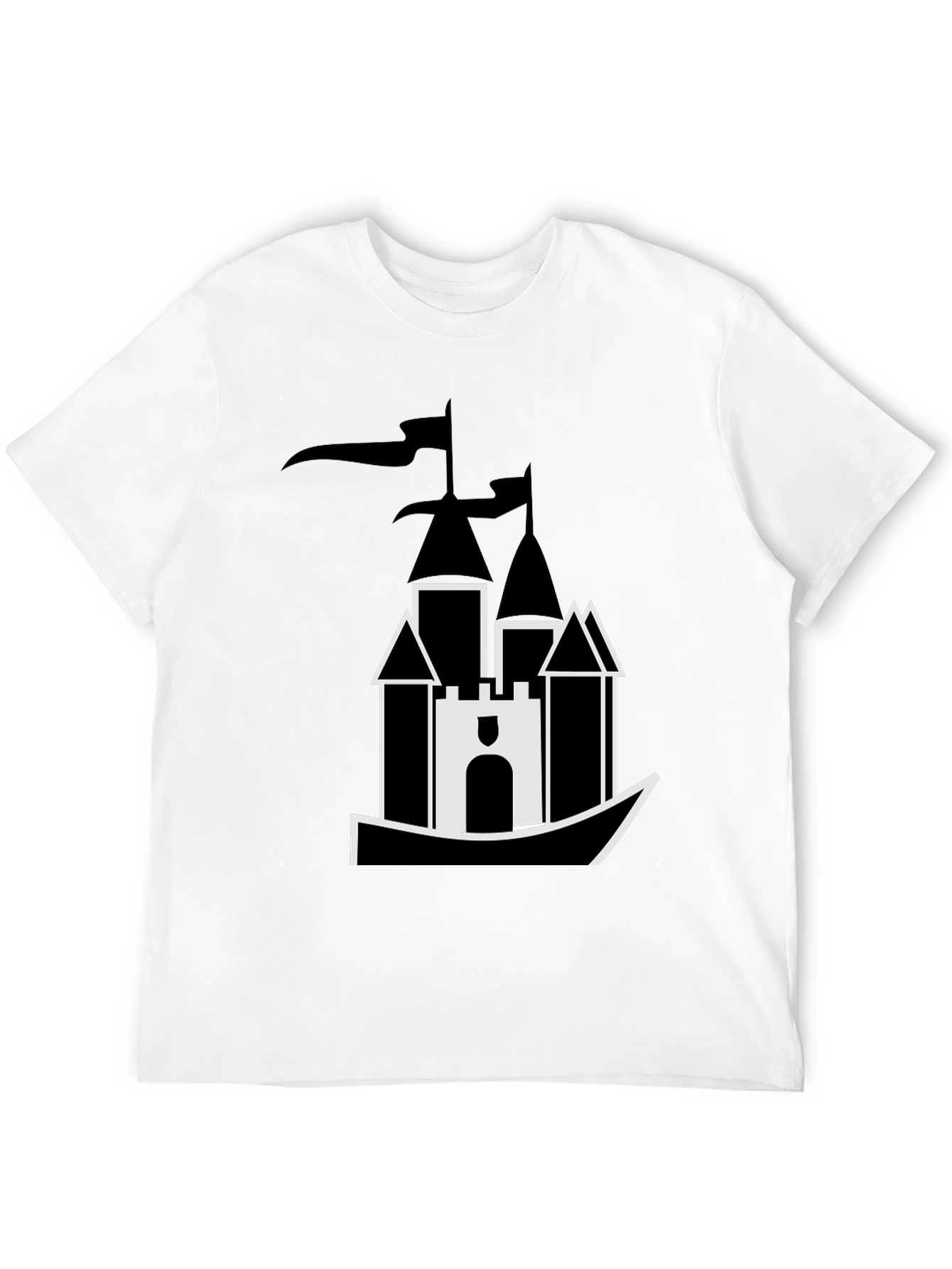 Castle T-Shirt - Black Graphic Tee
