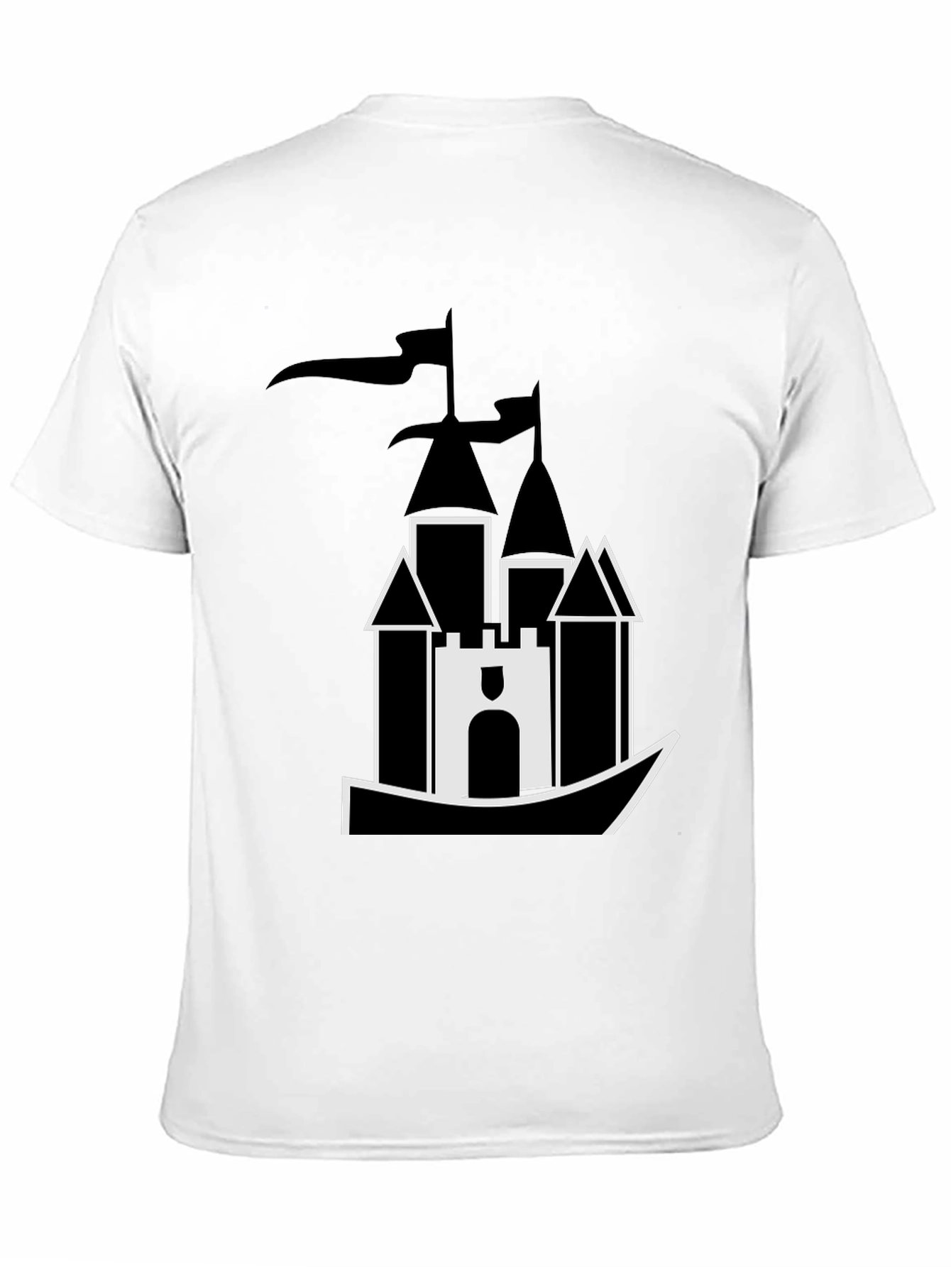 Castle T-Shirt - Black Graphic Tee