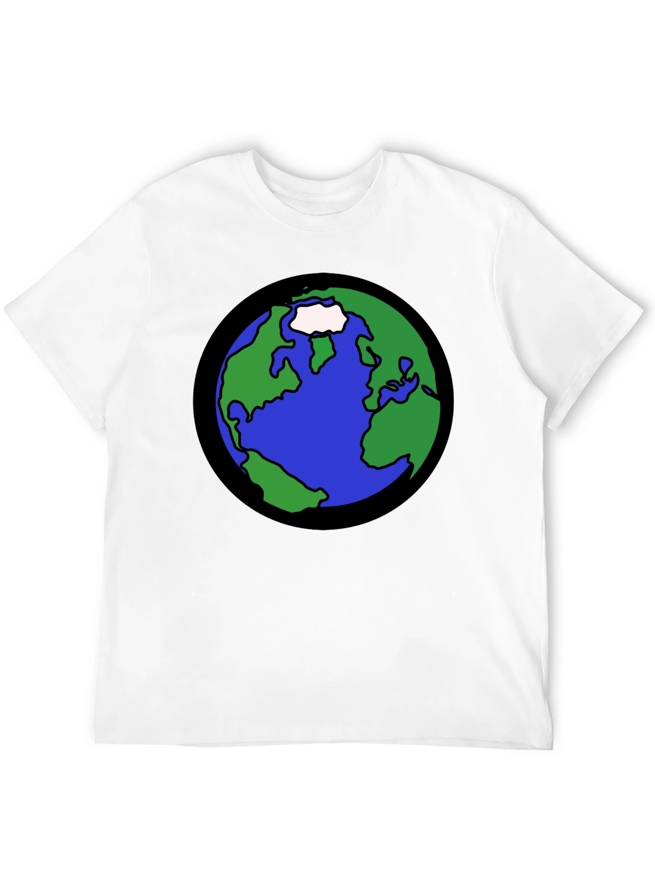 Earth Graphic T-Shirt - Bold Planet Design