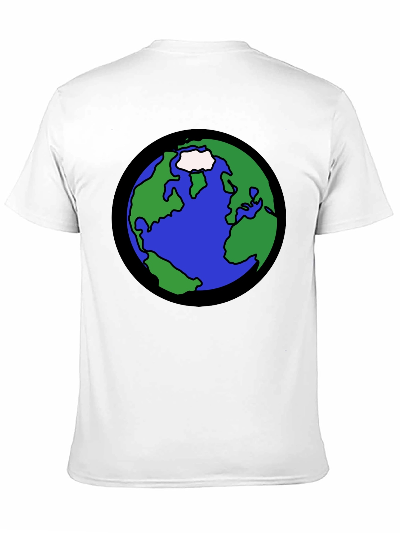 Earth Graphic T-Shirt - Bold Planet Design