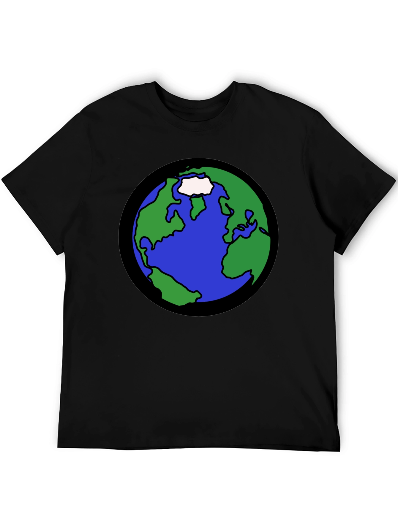 Earth Graphic T-Shirt - Bold Planet Design
