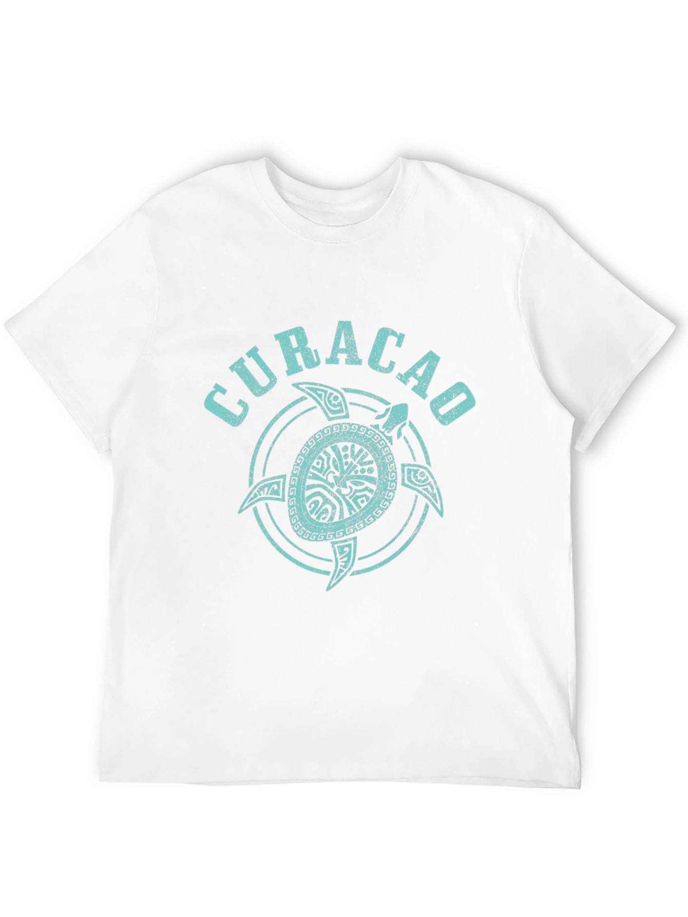 Curaçao Turtle Graphic Tee - Island Vibes