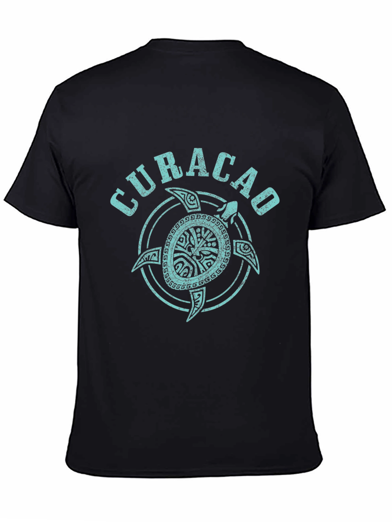 Curaçao Turtle Graphic Tee - Island Vibes