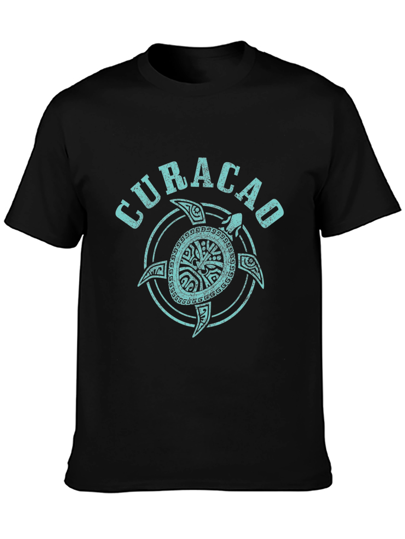 Curaçao Turtle Graphic Tee - Island Vibes
