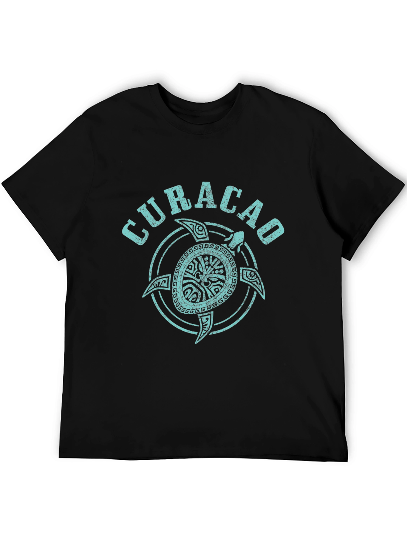 Curaçao Turtle Graphic Tee - Island Vibes