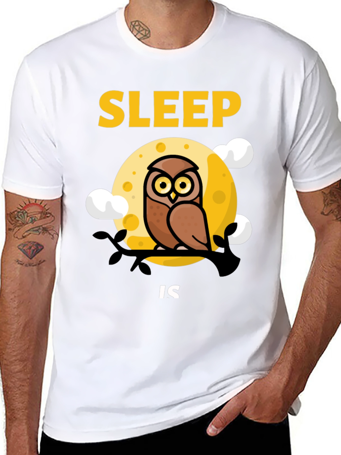 Sleep Owl T-Shirt - Night Time Comfort