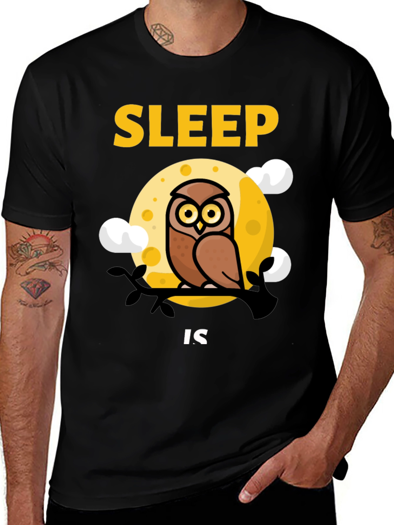 Sleep Owl T-Shirt - Night Time Comfort