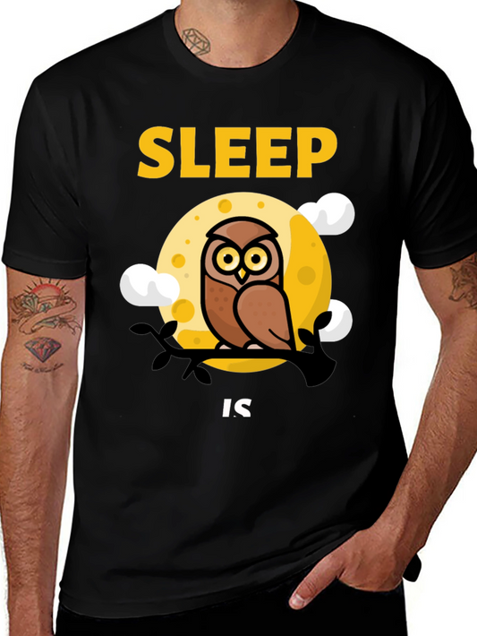 Sleep Owl T-Shirt - Night Time Comfort