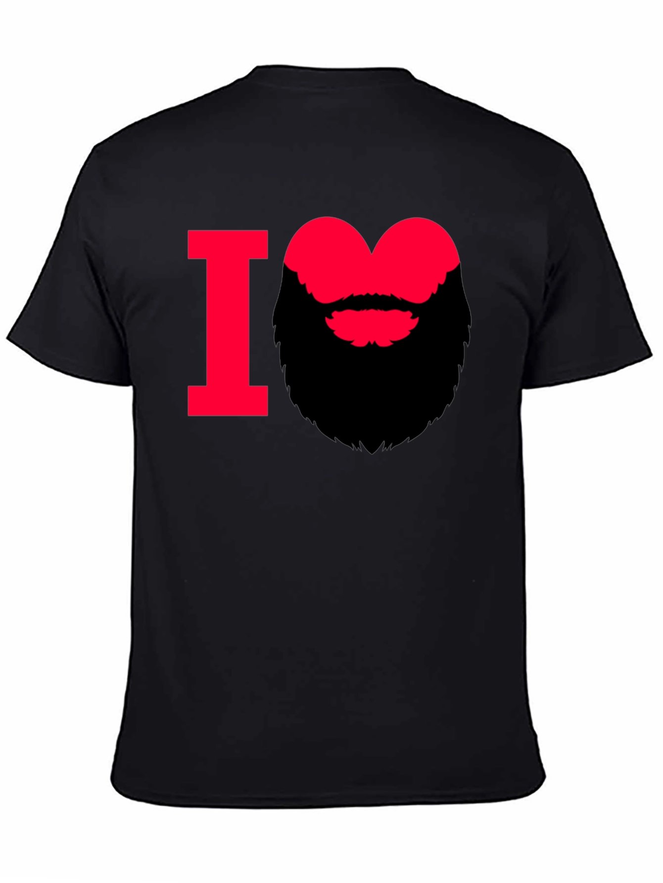 I Heart Beard Graphic Tee - Stylish Mens T-Shirt