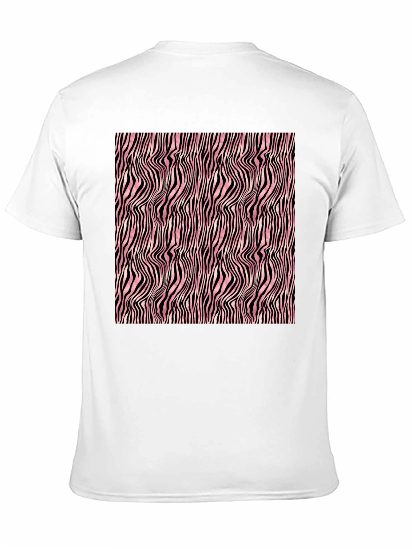 Abstract Zebra Stripe Pattern T-Shirt